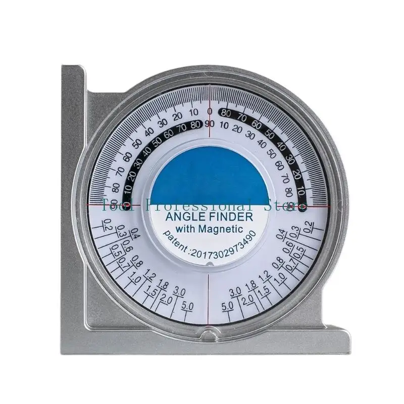 57QF Pipe Installation Reference Tool with Magnetic Degree Reading for Tile Setting, Stair Layout and Level Review Work