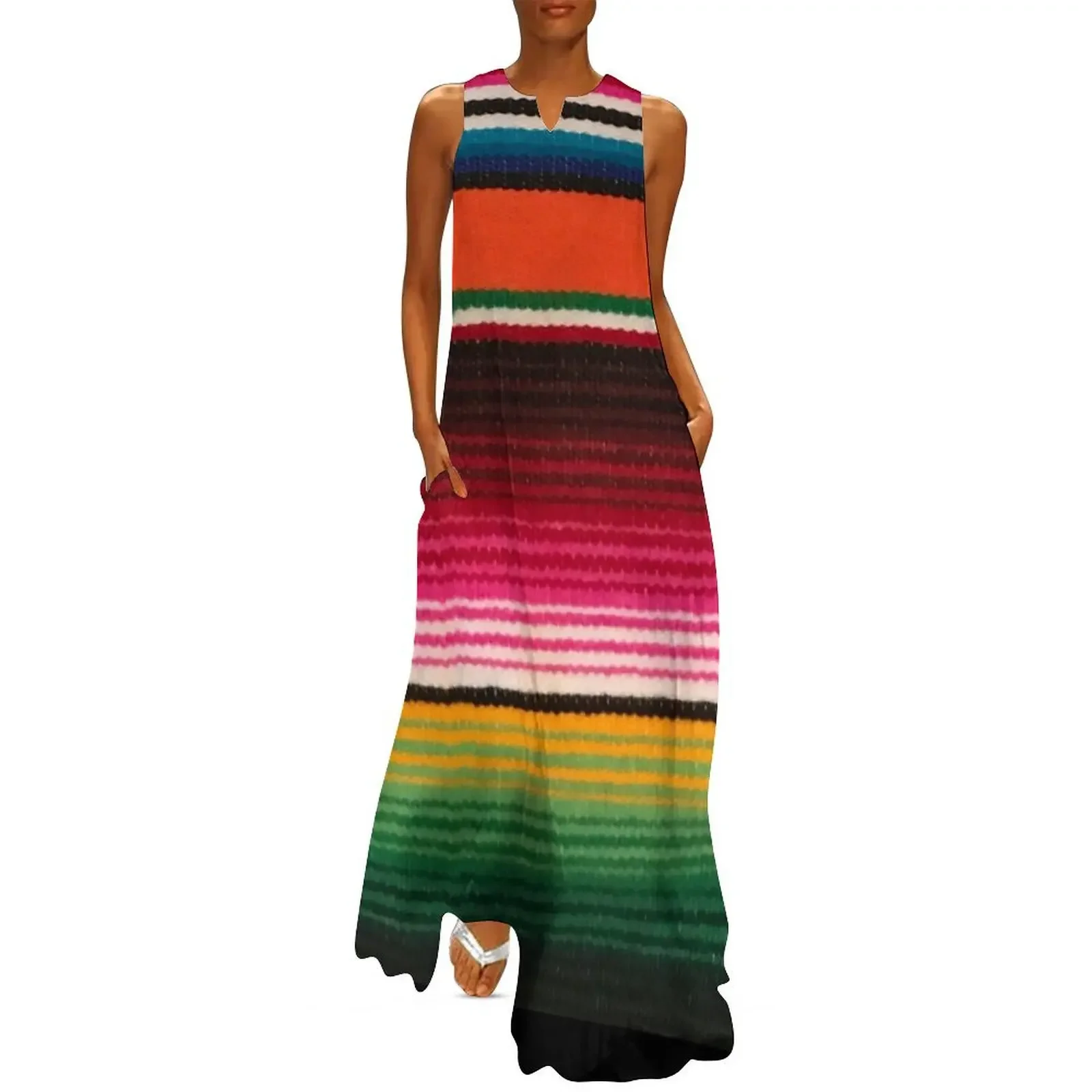 

BEAUTIFUL MEXICAN SERAPE Long Dress summer dress daily luxury evening dresses 2025 Dress