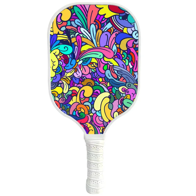 New Pickleball Paddle Brand Good Quality Single Paddle Racketbeach Ball Paddle Fiberglass Ball Paddle Ball Game Honeycomb Panel