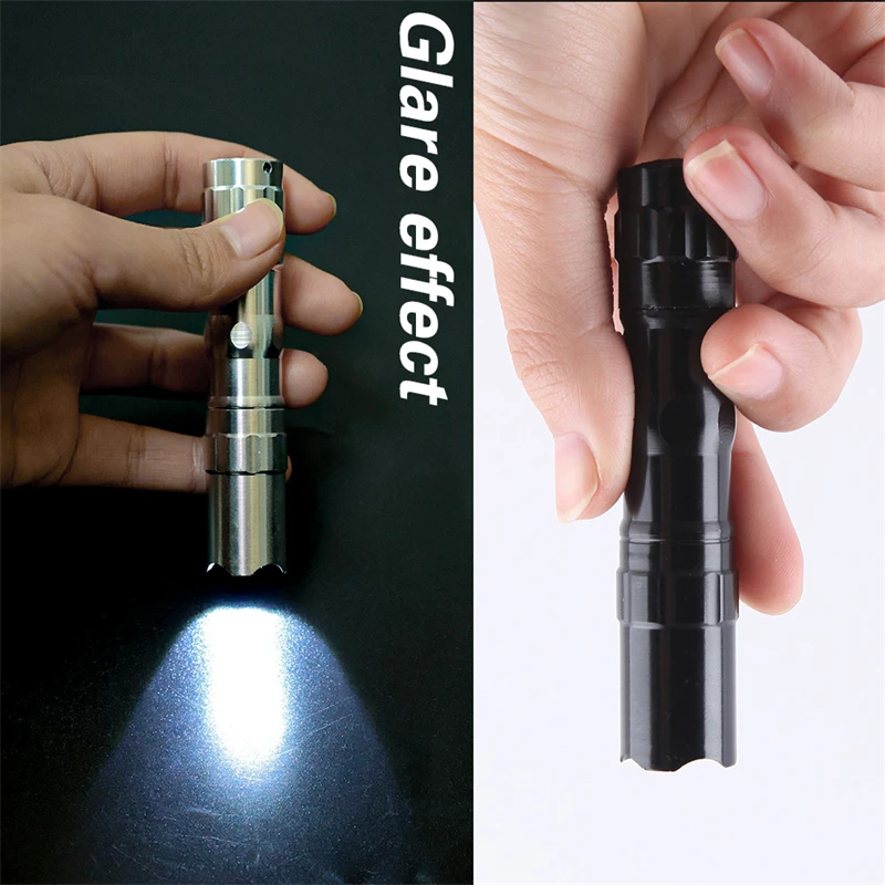 Mini LED Flashlight Battery Powered Portable Torch IP65 Waterproof Tactical Flashlight Lamp LED Bulb Emergency Lighting