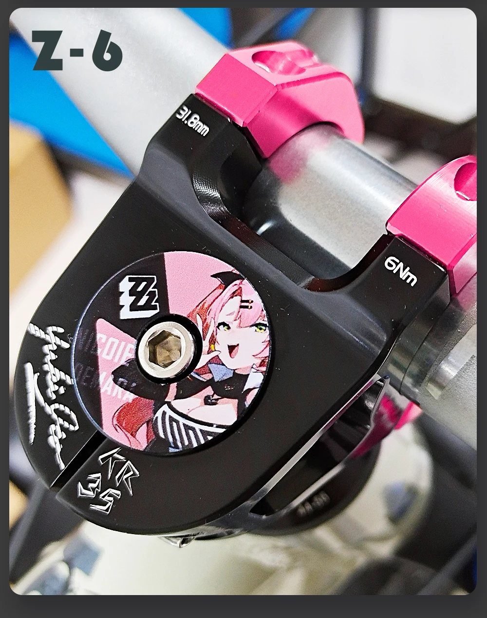 KRSEC ZZZ Headset-Topcap aus Aluminiumlegierung für Fahrräder, kompatibel mit allen Rennrad- und MTB-Vorbautypen mit 1-1/8 Zoll Gabelschaft – Detail 13