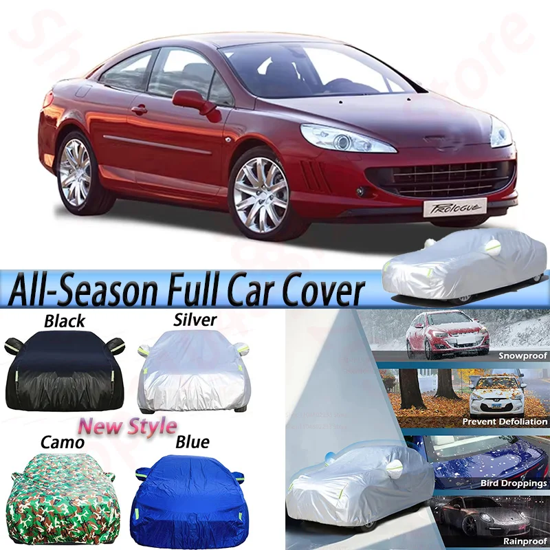 

Full Car Cover Outdoor Indoor Anti-UV Sun Shade Rain Snow Dust Resistant Auto Cover For Peugeot 407 Wagon Sedan Coupe