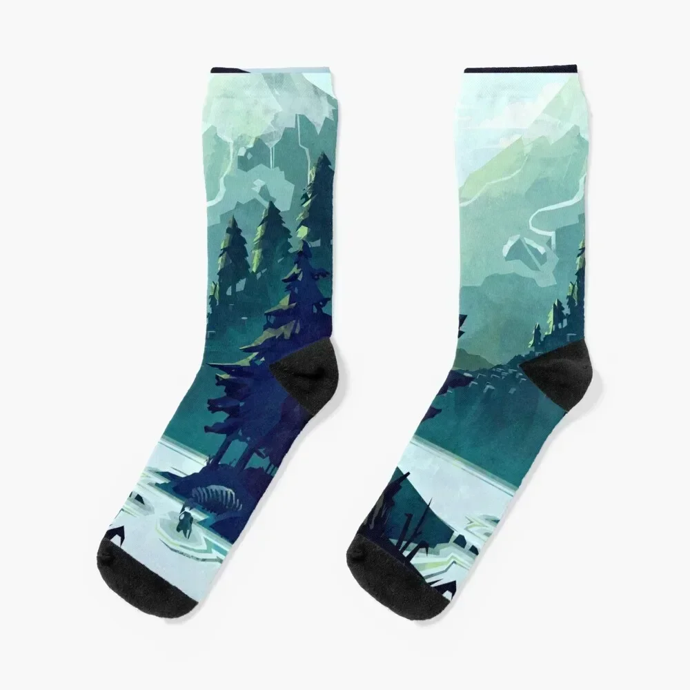 Canadian Mountain Socks funny gifts gifts kids Ladies Socks Men's