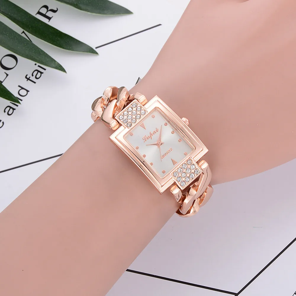 

Women's Quartz Wristwatches Casual Bracelet Watch Fashionable and Elegant Watch For Gift Montre Femme relogios feminino