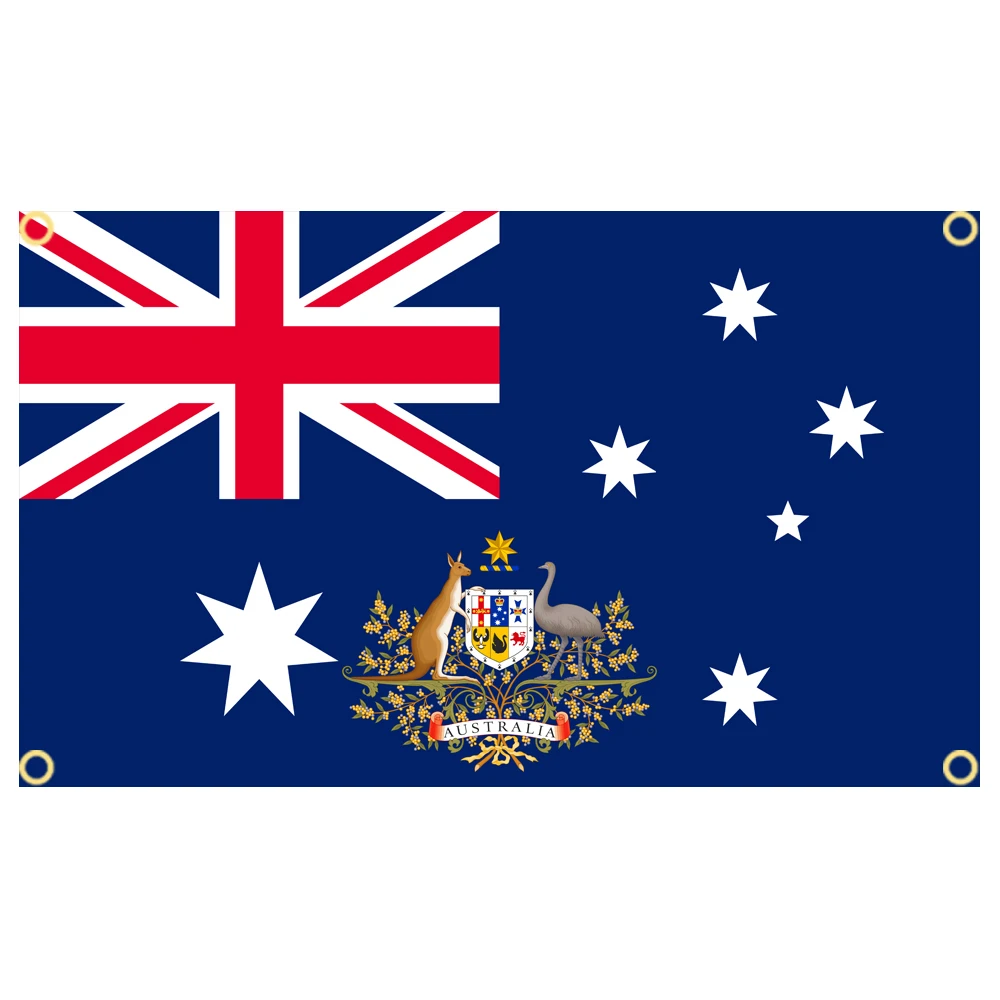 60x90 90x150cm Australia Australian Emblem Flag Polyester Printed Banner Tapestry Decor