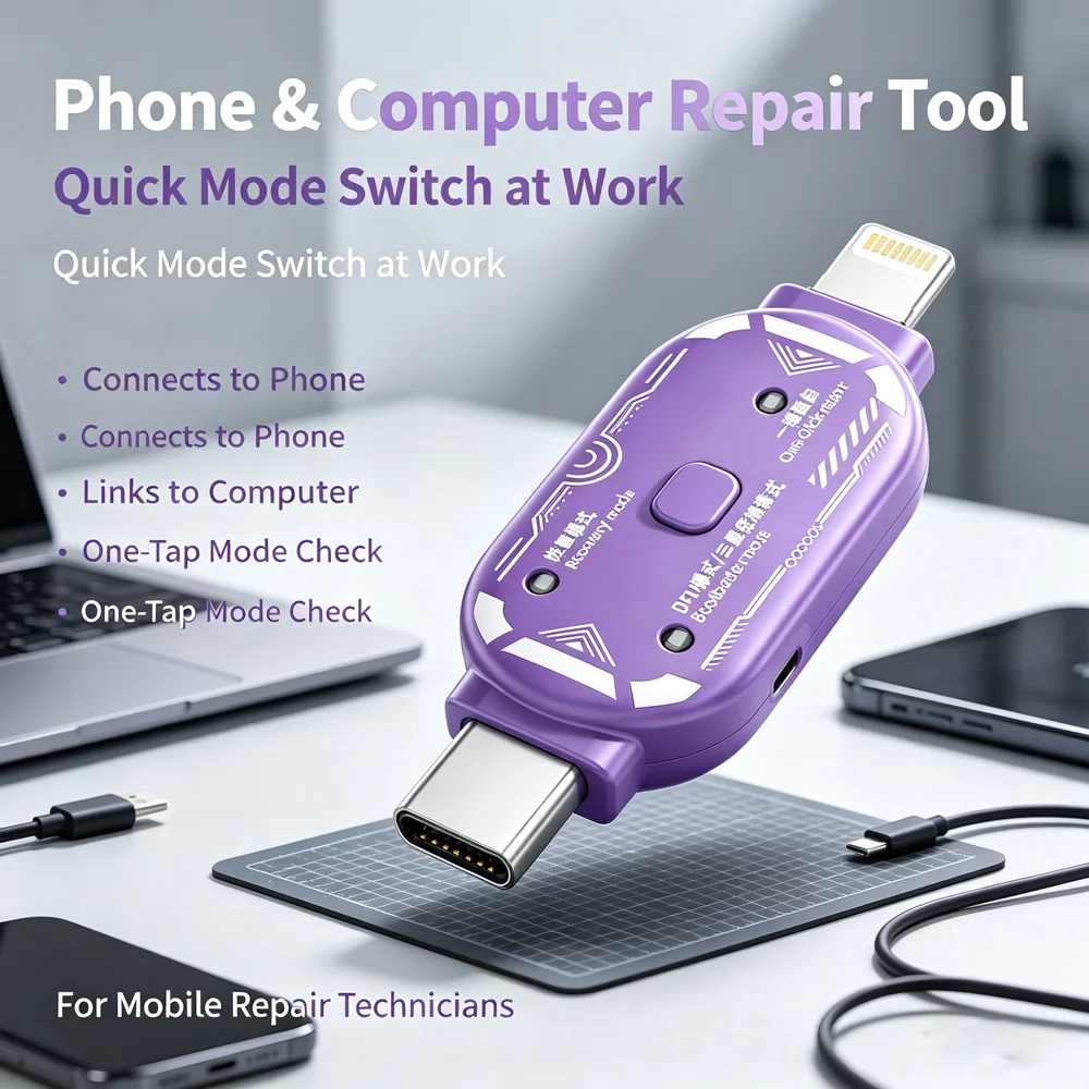 Cell Phone Flash Engineering Test Line One Key Enter DFU Bootloader Recovery Mode Quick Restart Mobile Repair Debugging Cable
