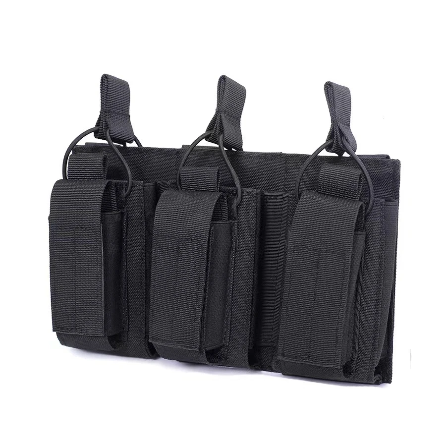 M4 M14 M16 AK AR Magazine Pouch Tactical Molle Triple Magazine Pouch Double-Layer Mag Pouches Universal Cartridge Holder