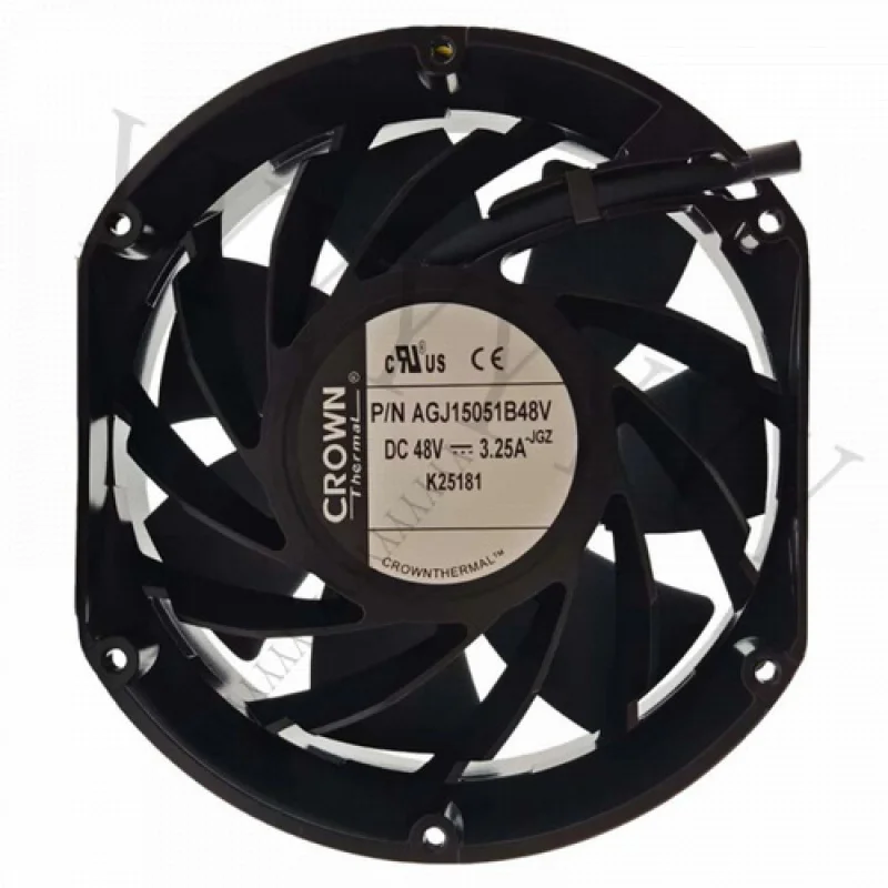 

Y+ ДЛЯ КОРОНА AGJ15051B48V DC48V 3,25A 15CM 15051 Охлаждающий вентилятор