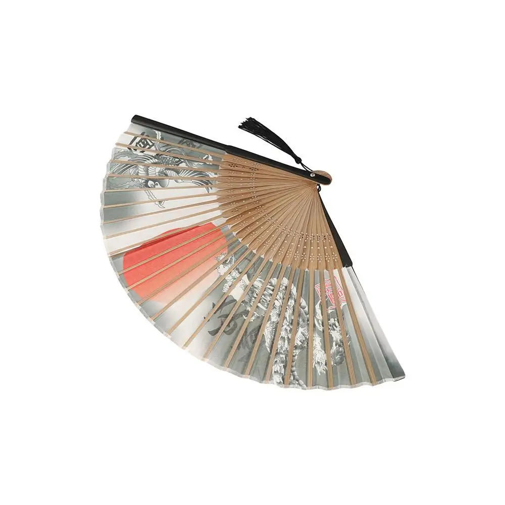 High Quality Tassel Craft Ornaments Art Gift Photo Prop Tool Home Decoration Fan Crafts Folding Fan Handle Hand Fan
