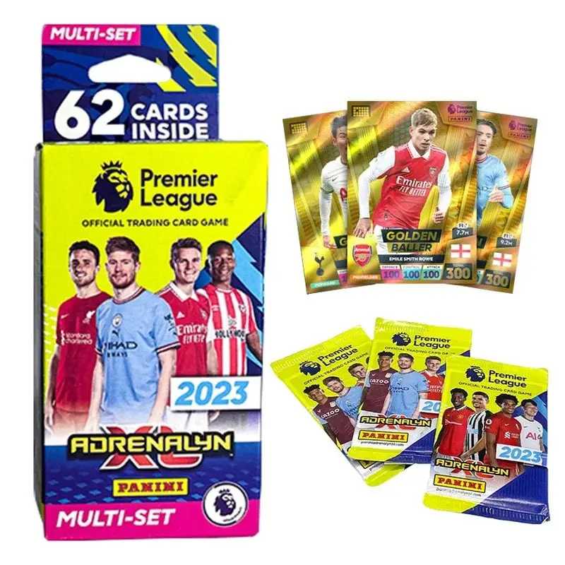 Genuine 2023 Panini Premier League Card Box Official Adrenalyn XL Football Star Limited Collection Cards Fans Trading Cards