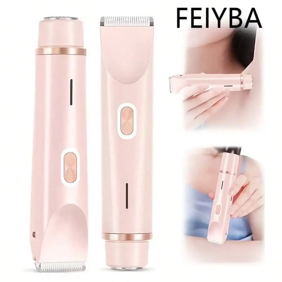 

Pencukur Elektrik & Pemotong 3-Dalam-1 Wanita - Pencukur Tanpa Sakit Sesuai Untuk Muka, Bikini, Badan - Epilasi Basah/Kering,