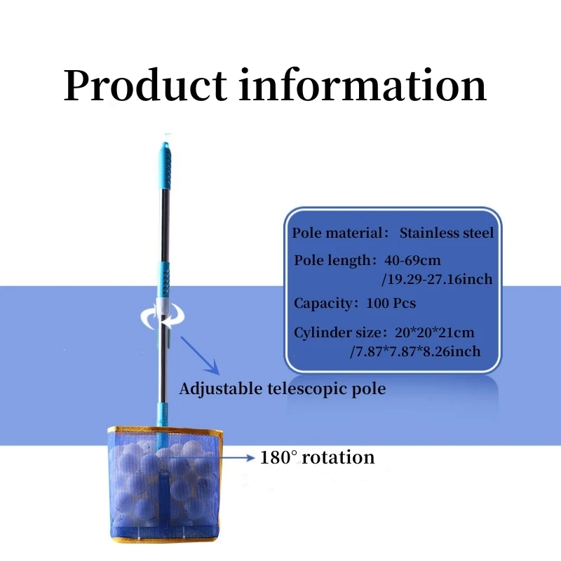 3 цвета, телескопический собиратель для пинг-понга емкостью 100 шт., собиратель для настольного тенниса из нержавеющей стали, собиратель для настольного тенниса