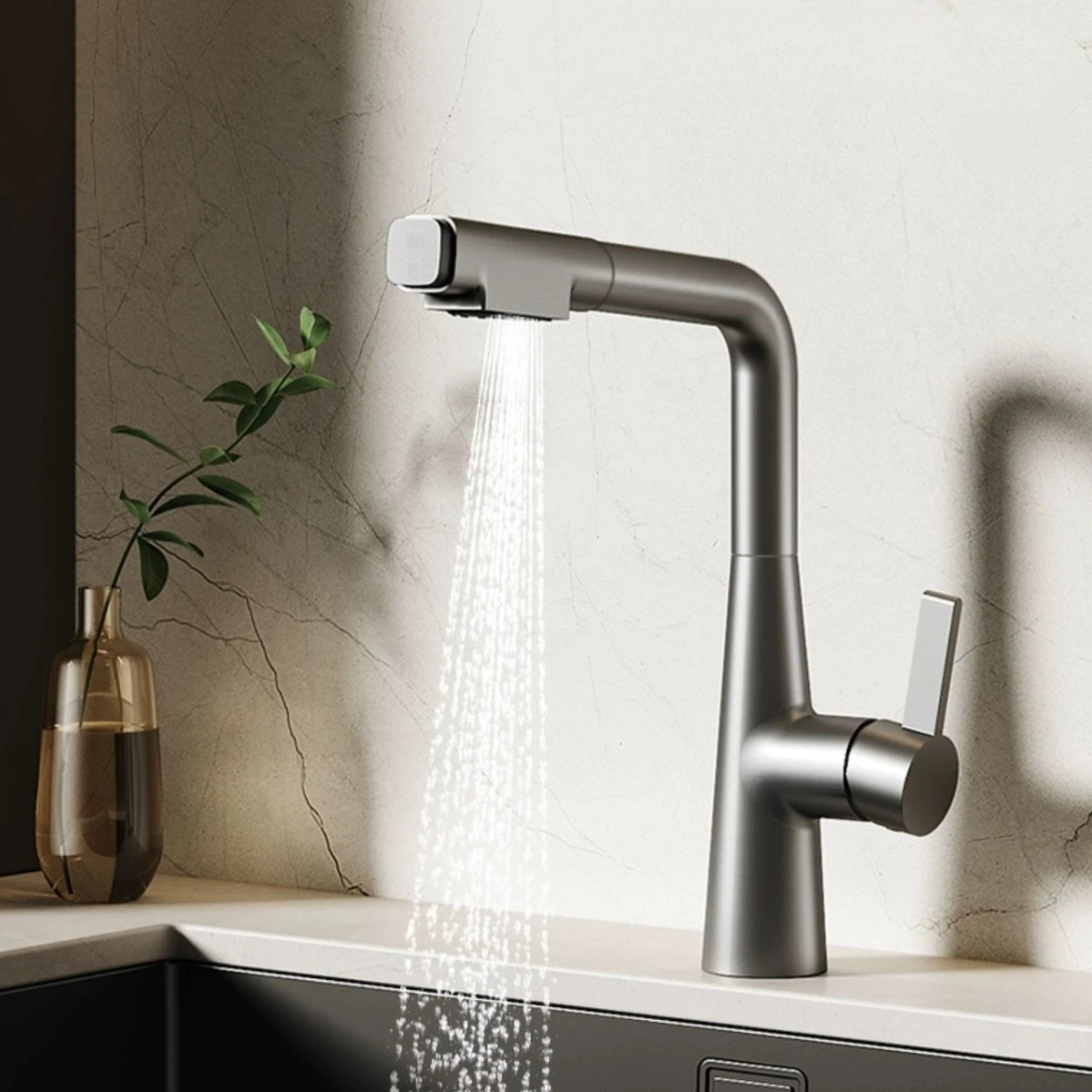 

Универсальный вращающийся кухонный смеситель, раковина для стирки, выдвижной смеситель для балконного шкафа, кран для холодной и горячей воды, смесители для раковины в ванной комнате