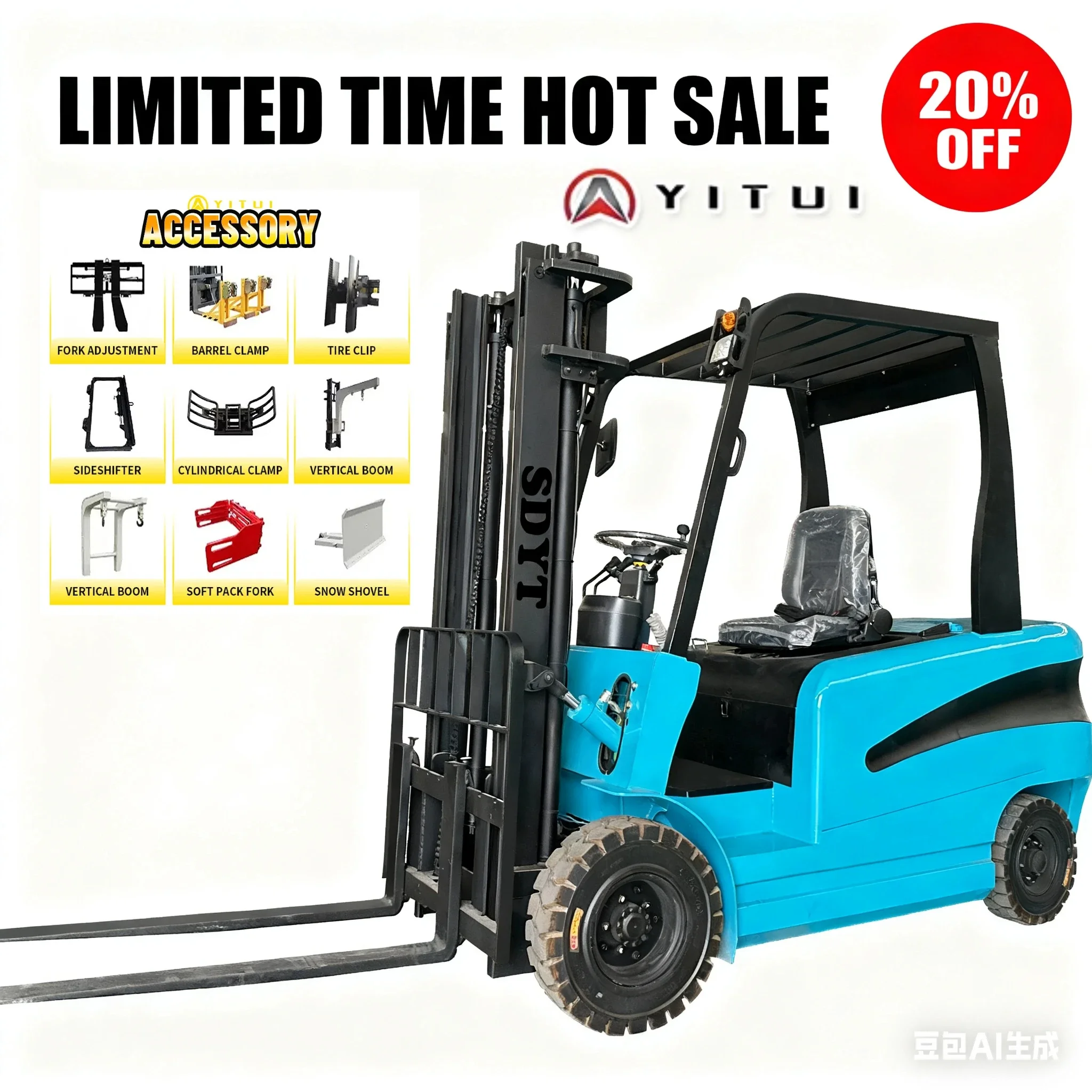 منصات عمودية مخصصة للرافعات الشوكية الكهربائية الأكثر مبيعًا 1.5ton 2ton 3ton الرافعات الشوكية الكهربائية مركبات الطاقة الجديدة #1