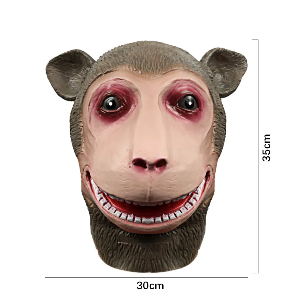 Großmaulige Affenmaske Halloween-Kostüm Rattus-Ratten-Cosplay-Partymaske – Detail 4