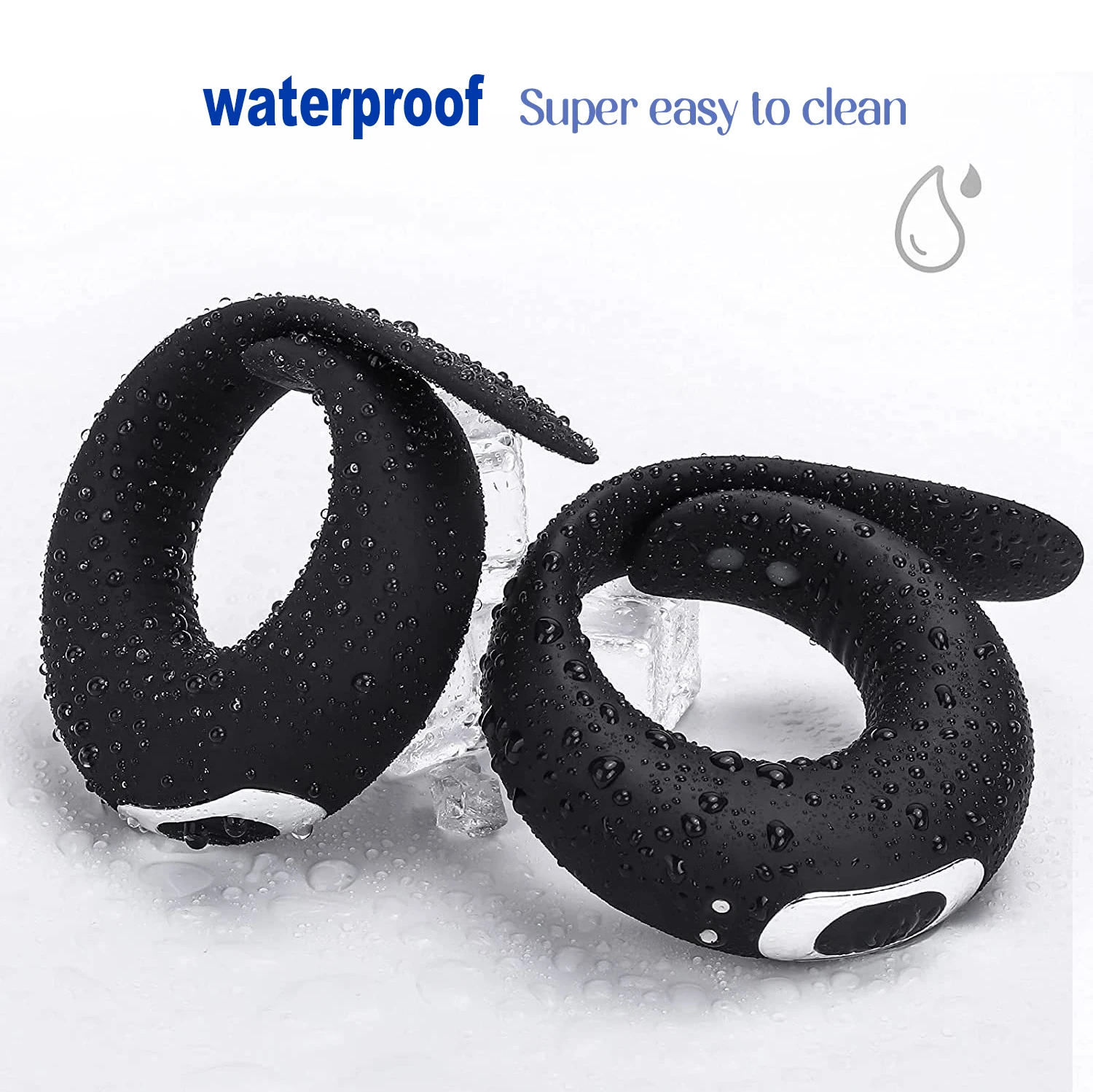 Male charging Penis Rings waterproof Silicone Bondage Erotic Accessories Cock Ring Prostate Adult Sex Toy For Men Male Chastity