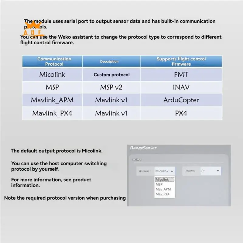 

A08E-Micoair Оптический датчик расхода и дальности MTF-02P