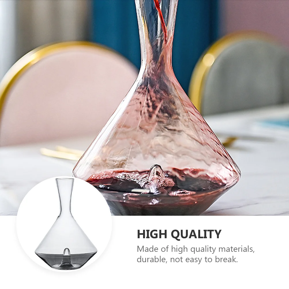 

1Pcs Red Wine Dispenser Glass Transparent Wine Decanter Home Bar Drink Distributor Whiskey Beverage Storage