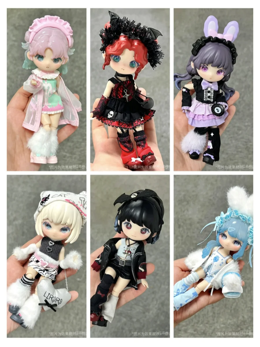 

Liroro Genuine 1/12 Bjd Binary Sweetheart Series Kawaii Movable Joint Girl Figurine Anime Action Figure Blind Box Toy for Girls