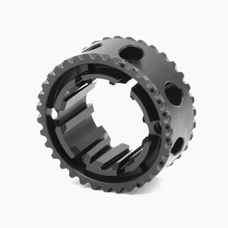 

OEM & ODM Custom Metal Services CNC Machining Carbon Steel Machined Blackened Surface Treatment Metal Toothed Ring Component