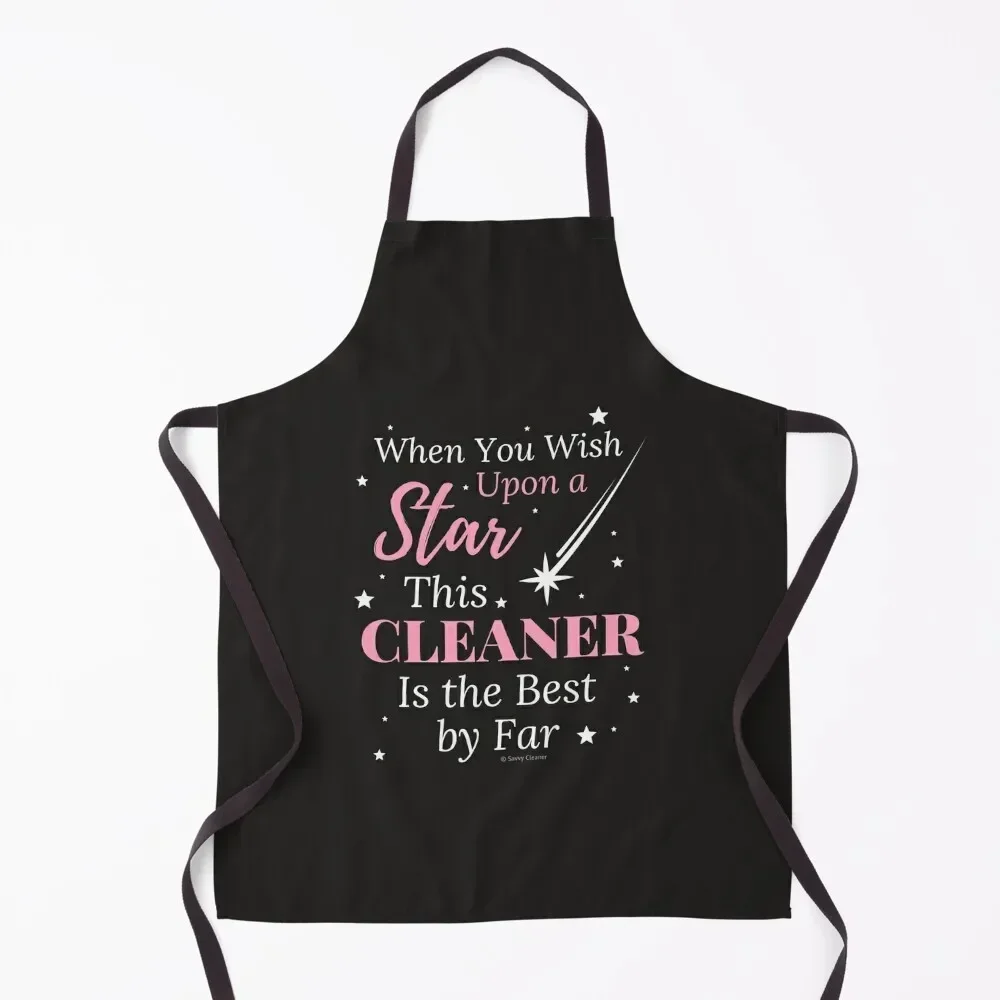 

Upon a Star, Funny Cleaning Lady, Housekeeping Humor Apron For Woman Kitchen Things And For Home cookings for women Apron