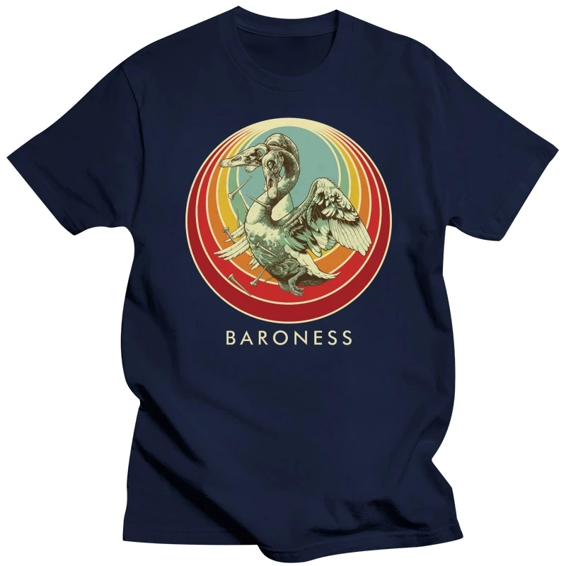 Baroness Metal Rock Band Logo Men'S Black T-Shirt Size S M L Xl 2Xl 3Xl Adults Casual Tee Shirt