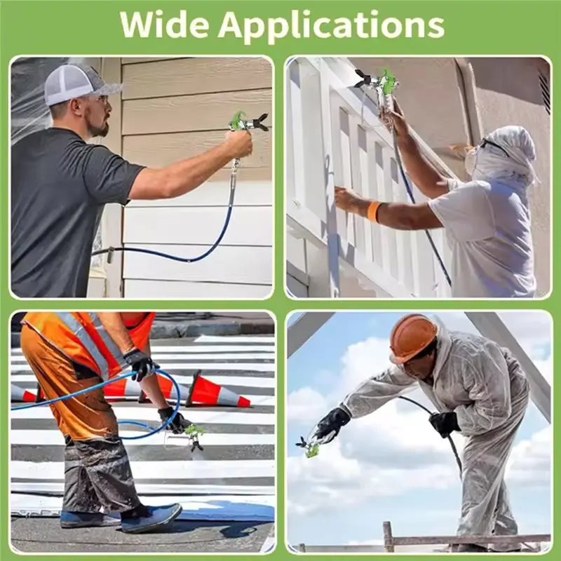 AAAF High Pressure Airless Paint Spray Gun Kit Including 6 Spray Tips And 5 Filters For Efficient Painting Performance