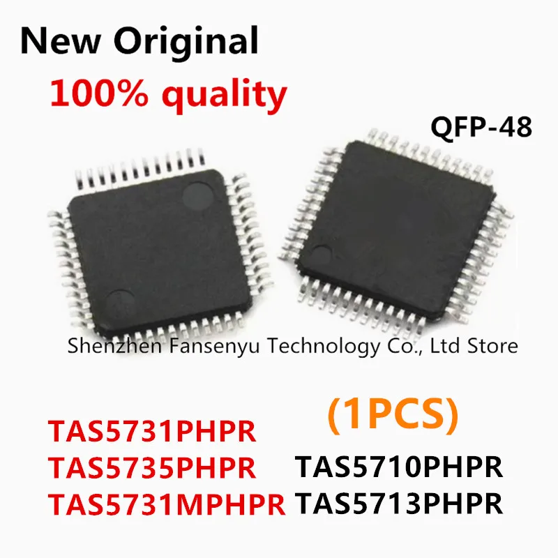 (1piece) 100% New TAS5731 TAS5735 TAS5731M TAS5710 TAS5713 TAS5731PHPR TAS5735PHPR TAS5731MPHPR TAS5710PHPR TAS5713PHPR QFP-48