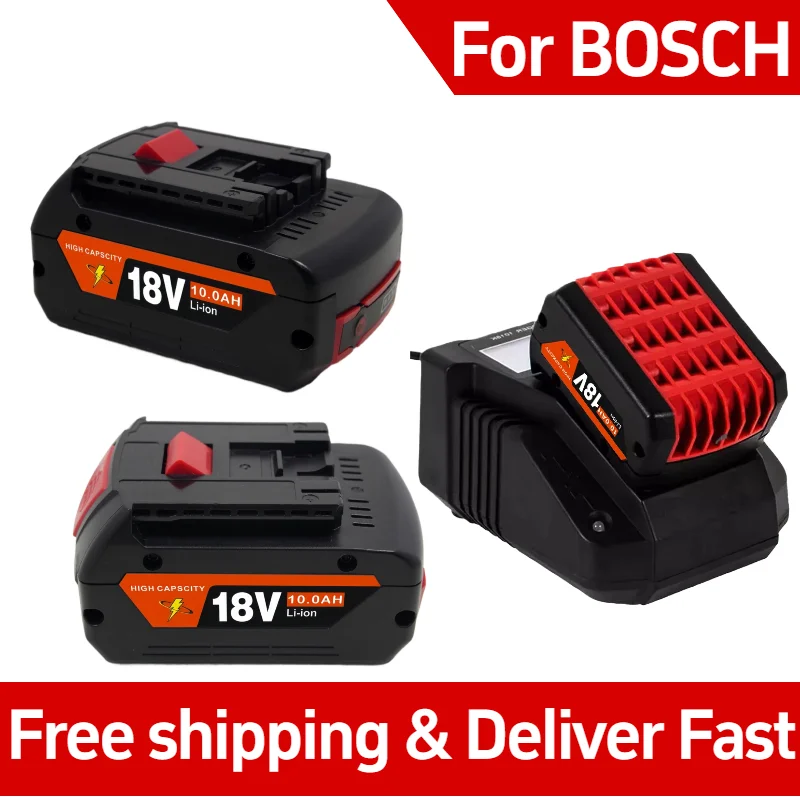 

For Bosch 18V 4.0Ah, professional lithium battery,replaceble Bosch BAT609 BAT609G BAT618 BAT618G rechargeable power tool battery