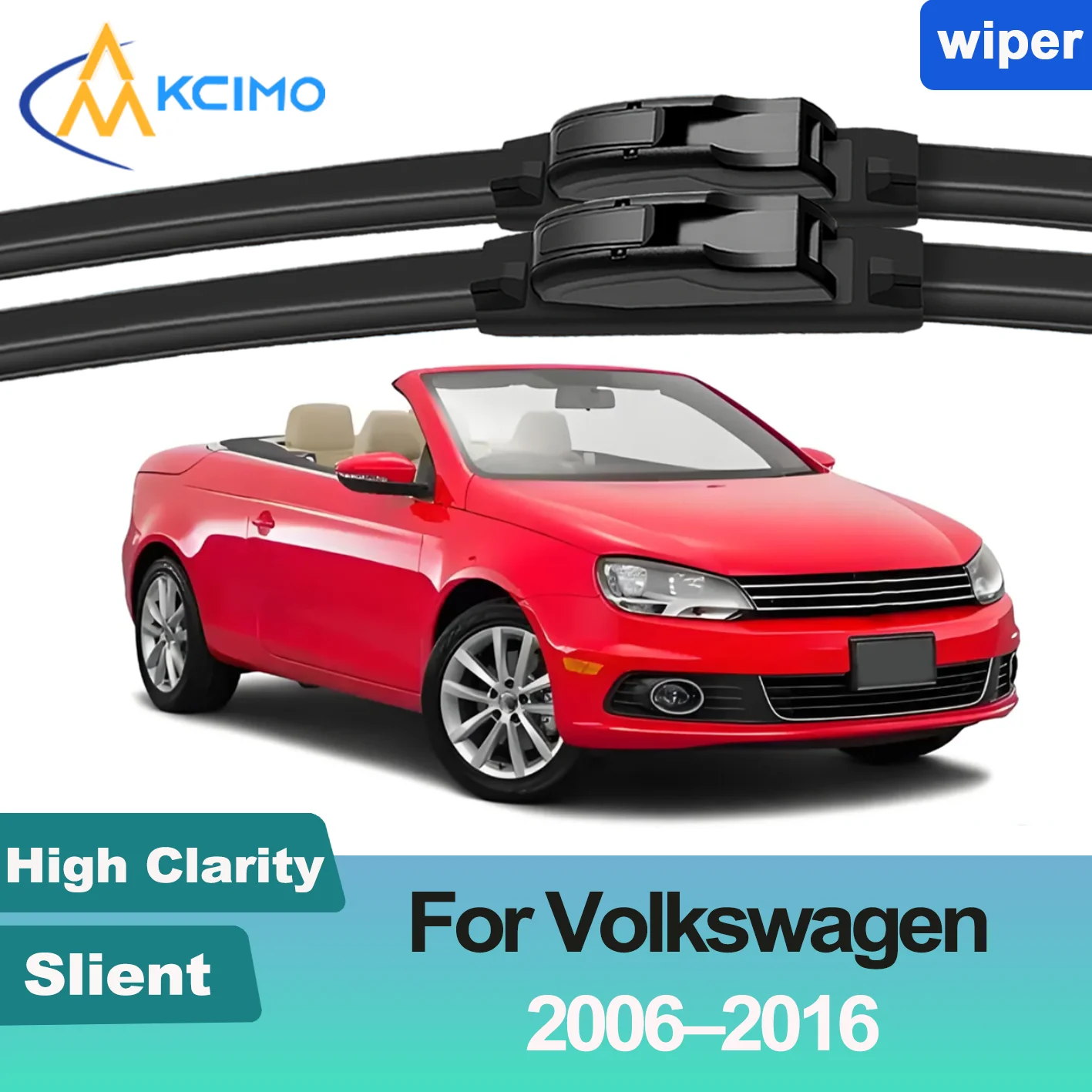 2 قطعة جديد الجبهة ممسحة زجاج أمامي شفرة ل Volkswagen Eos 2006-2016 الزجاج الأمامي السيارات مساحات شفرة اكسسوارات 2016 2015 2014