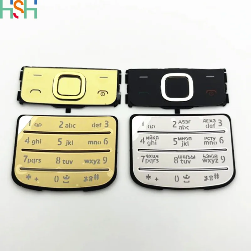 New  For Nokia 6700 6700c Housing Main Menu English Or Russian Or Arabic Keypad Keyboard Buttons Cover Case