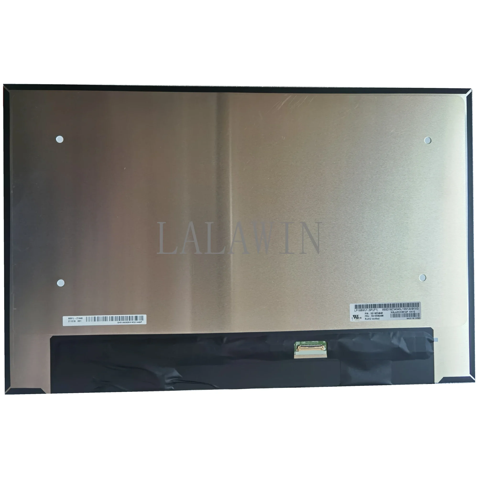 

LP160WU1 SPF1 Led Lcd Screen Matrix Panel 16" FHD 1920*1200 30 Pin 60Hz