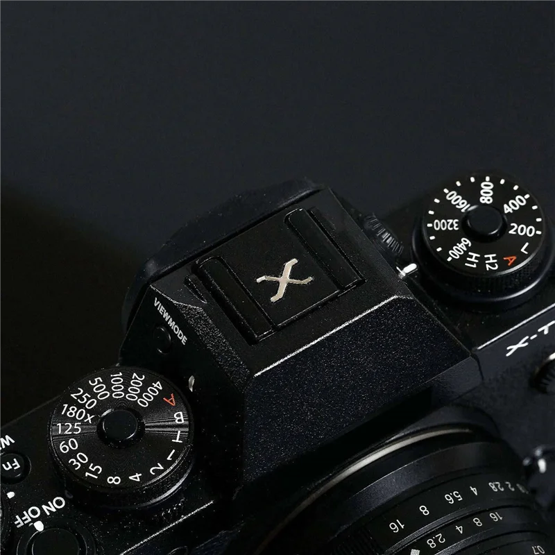 ABGI-4X Suitable For Fuji X-T4 X-T3 X-T2 X-T30 X-T20 X-E3 X-E2 X-PRO3 X-PRO2 X30 X10 Hot Shoe Embedded Flash Hot Shoe Black