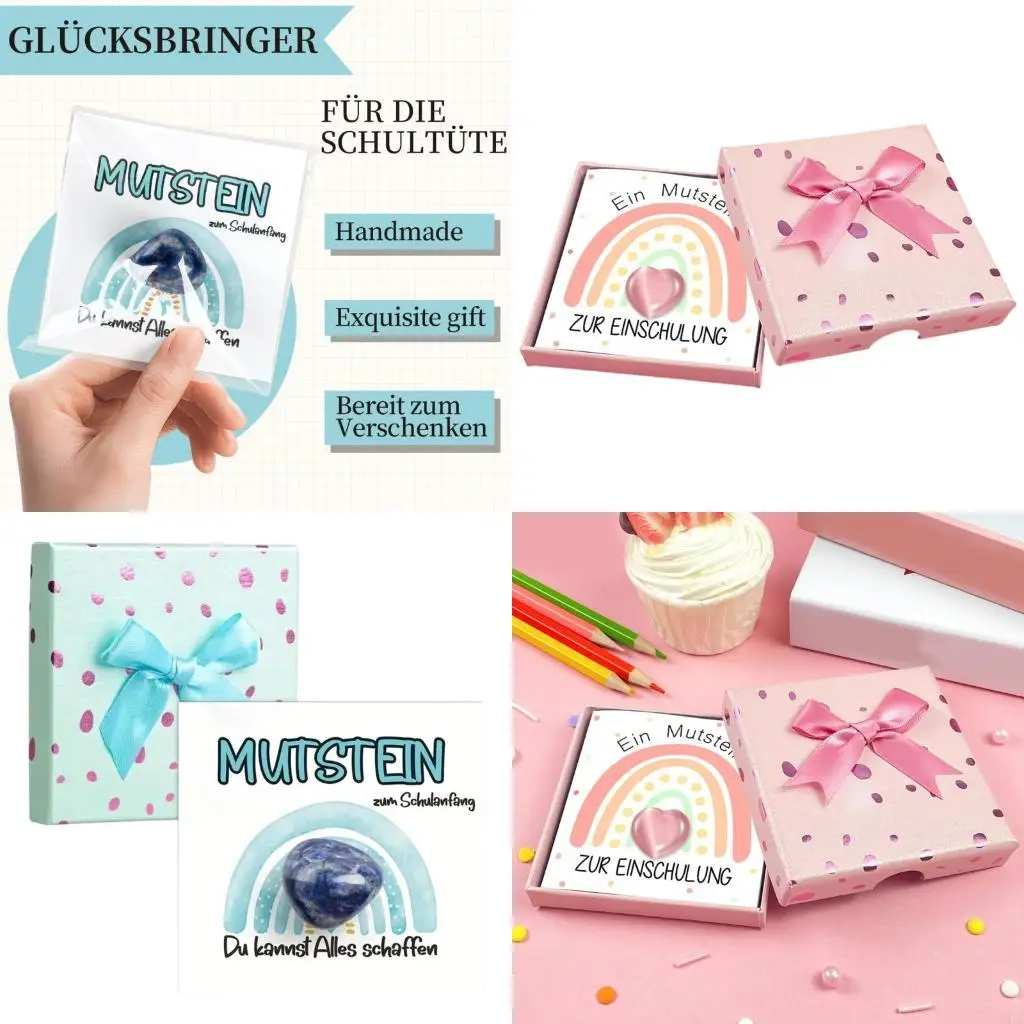 

54DA Creative Child Craft наборы натуральные счастливые камни и карты