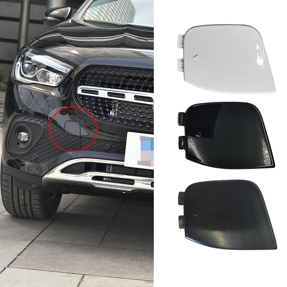 For Mercedes benz W247 Car Front Bumper Tow Hook Cover Cap Black For Benz GLA Class 2020-2023 GLA200 GLA220 2478859403