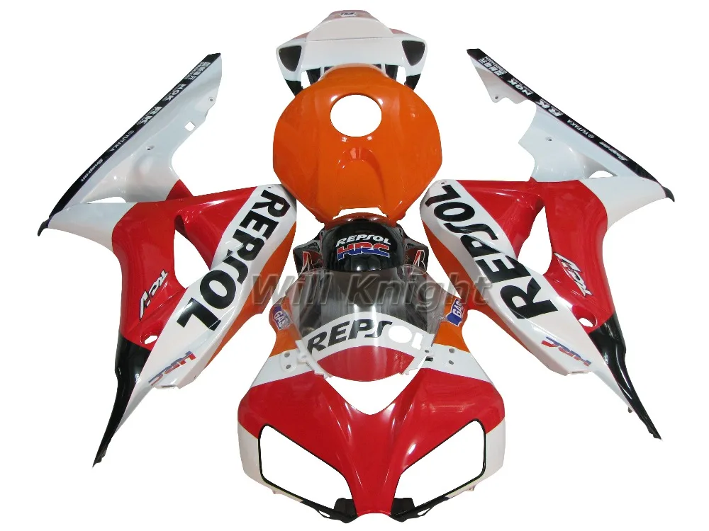 

Intelligent Library Body Kit For Honda CBR1000RR CBR1000 2006 2007 Red Repsol Edition