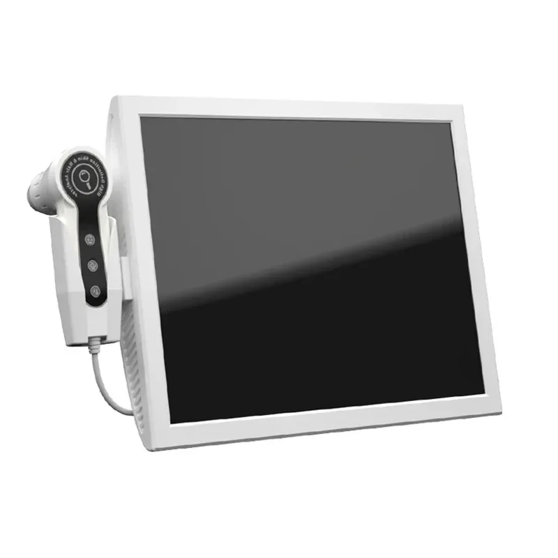 

15-дюймовый HD-дисплей, 50/200-кратный профессиональный детектор волос и кожи головы, диагностический аппарат, анализатор кожи, тестер уровня жирности и влажности кожи