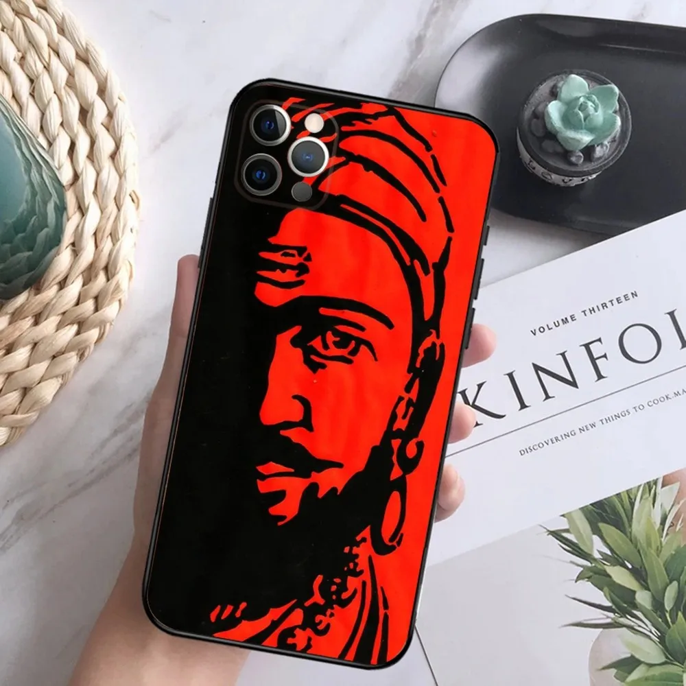 Nihang Singh Sikh Warrior Phone Case For iPhone15,14,13,12 Mini 11 Pro XR,X,XS,MAX 6S,7,8 Plus Silicone Cover Soft Black