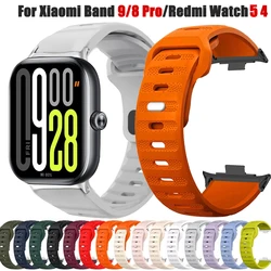 Silicone Replacement Band For Redmi Watch 5 4 Soft Sports Wrist Strap For Xiaomi Mi band 9 Pro/8 Pro Bracelet Accessories Correa