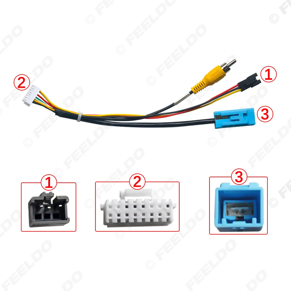 FEELDO Car 360 Panoramic Original Camera LDVS To CVBS Decoder Box For Toyota Alphard/Vellfire (AH20;2008-2015)