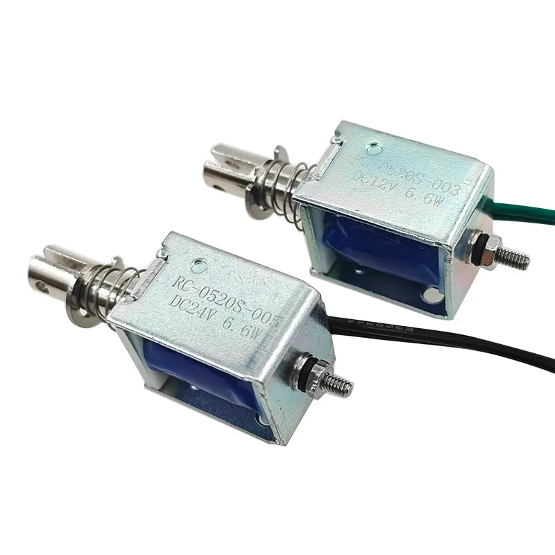 Dc Solenoid electromagnet 12V 6V 24V TAU-0520T Pull Push dc electric magnet