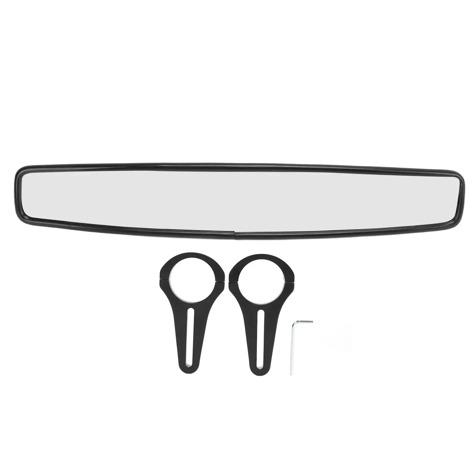 

Rear View Center Mirror Lasting Stable Clear Image Reliable UTV Rear Mirror with 1.75in-2in Clamp for truck for tractor for