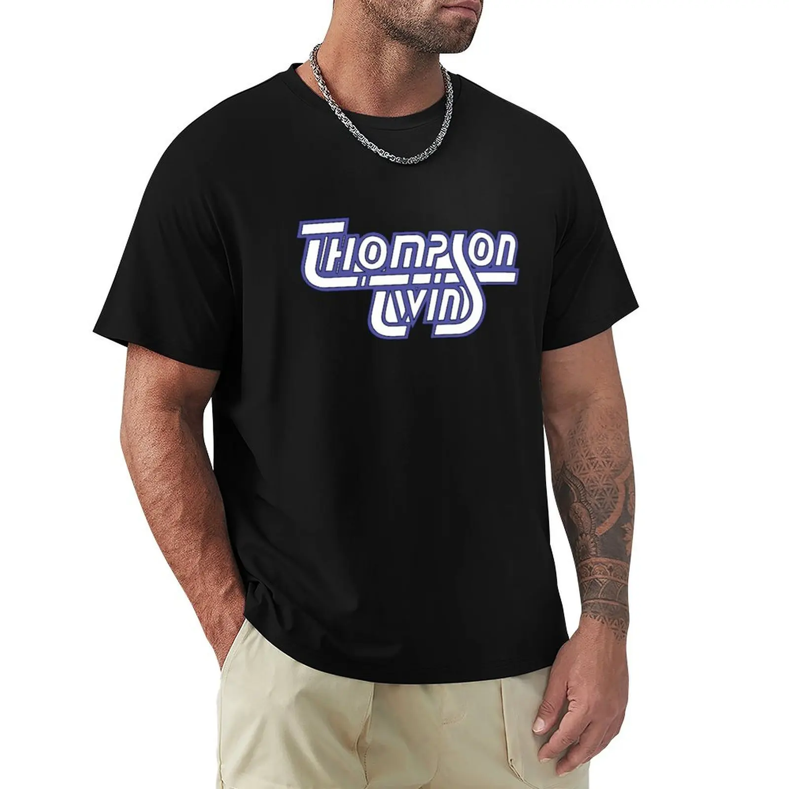 Thompson Twins Logo T-Shirt Summer Festival T-Shirt