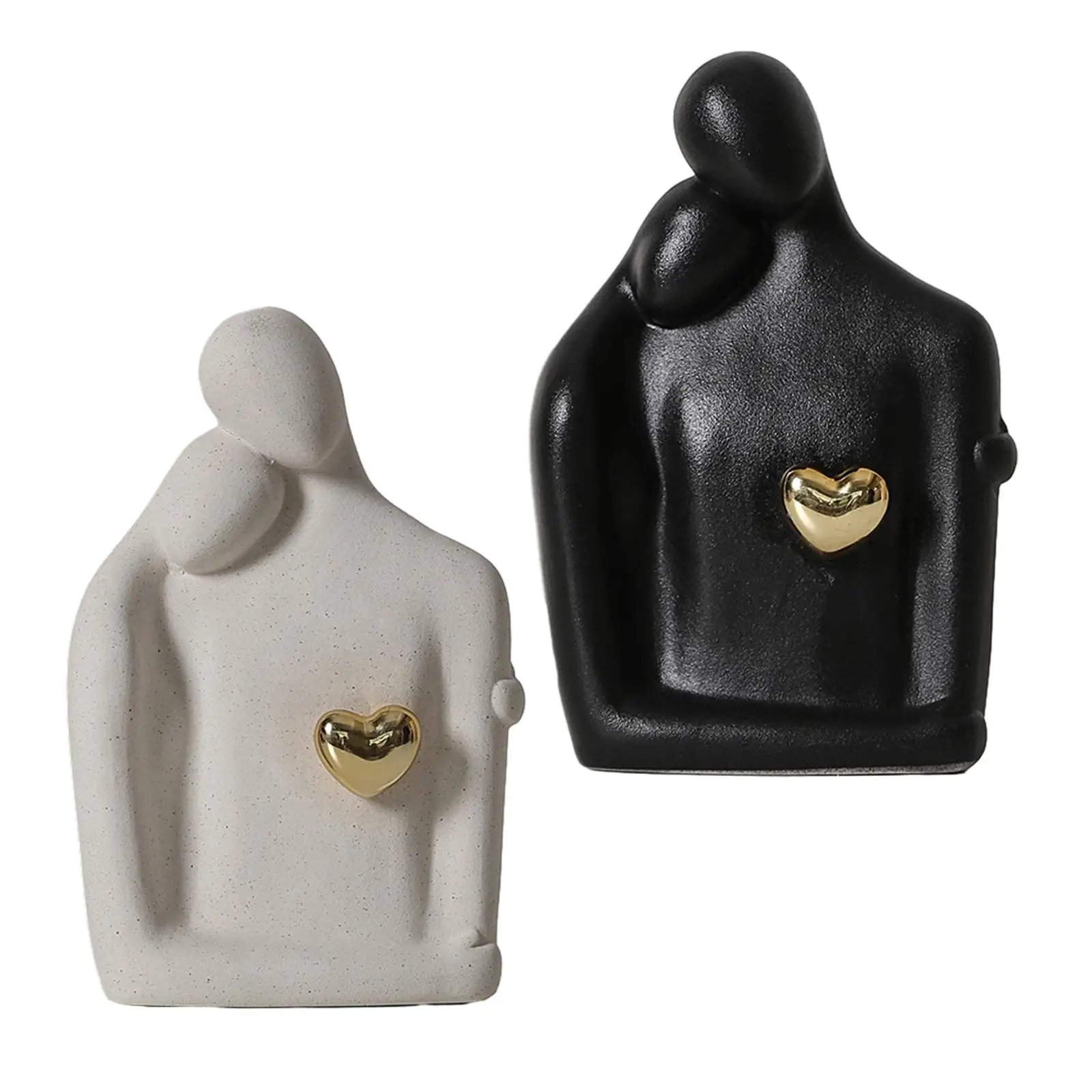 

Couple Statue Romantic Couple Figurine for Office Living Room Anniversary