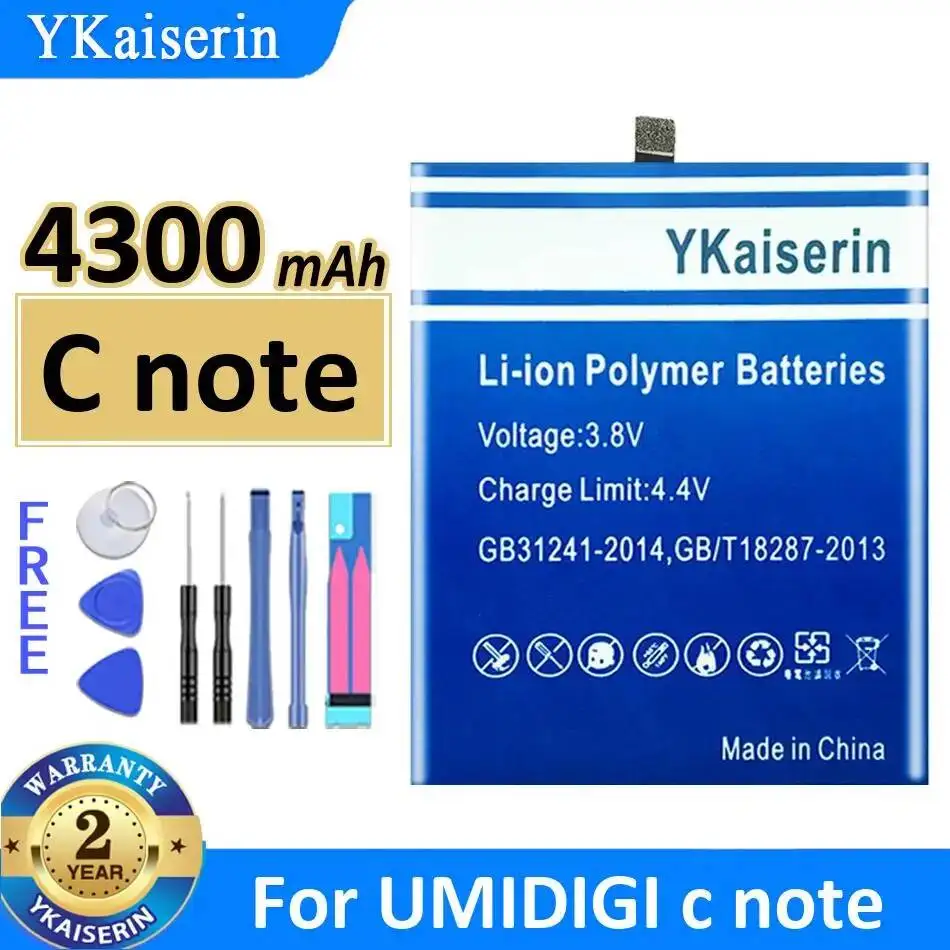 

High Performance 4300mAh For Umidigi c Note Lightweight Mobile Phone Battery