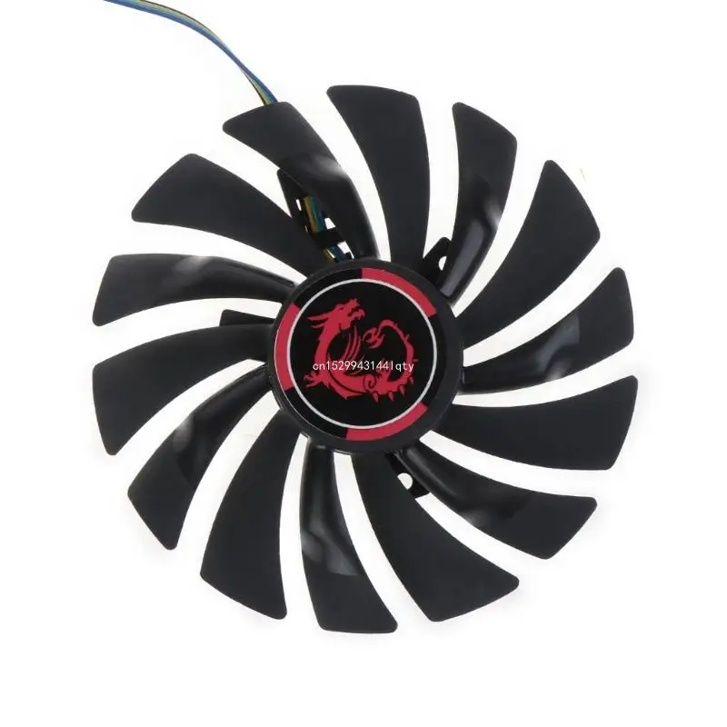 PLD10010S12HH VGA Fan لـ 980Ti 980 970 بطاقة الرسومات التبريد 4Pin 12V دروبشيب