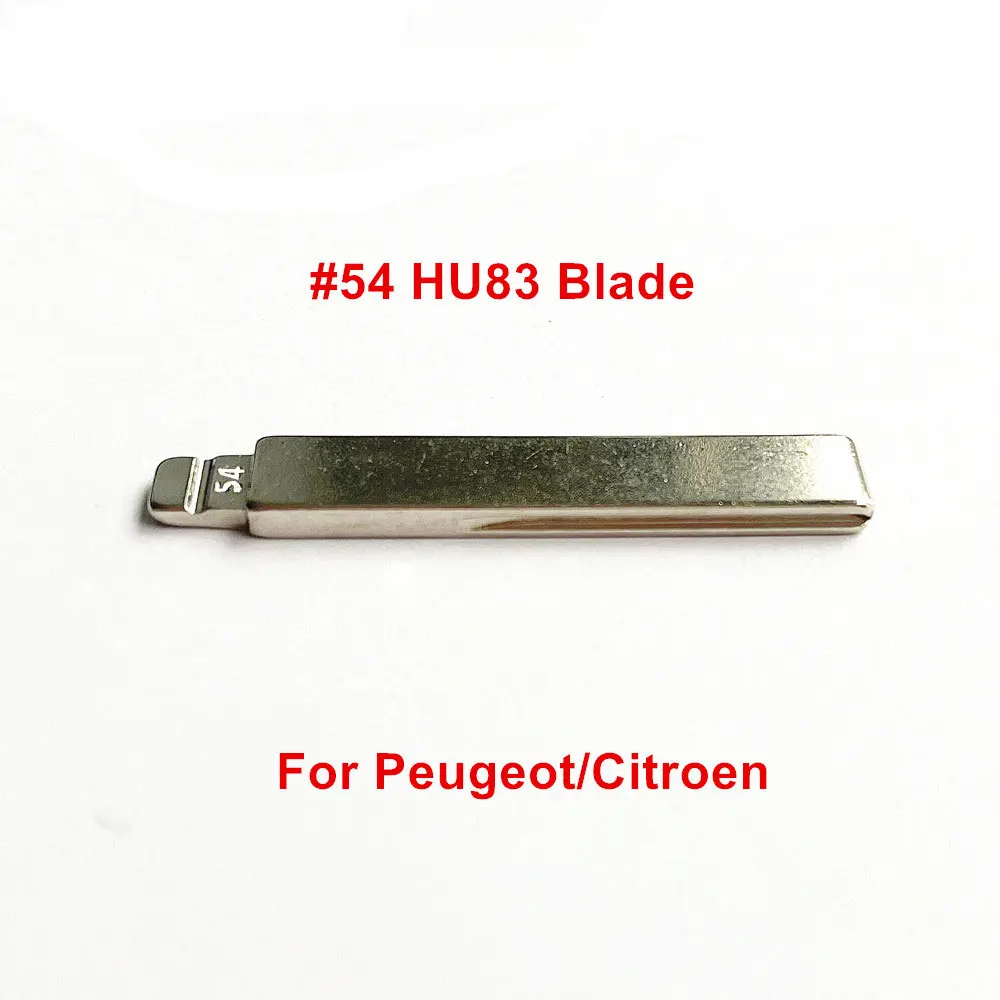 10 szt. KD Xhorse pustego klucza VAC102 NE72 HU136 #53 #54 #58 #152 #153 nieobcięte ostrze klucza pilota zdalnego sterowania dla Renault Megan Dacia Clio Duster