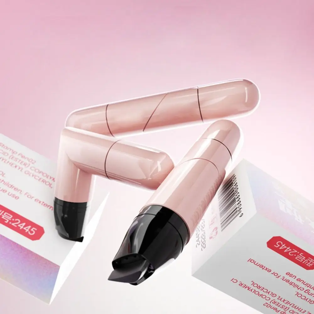 新しい防水アイライナースタンプ長持ち黒色アイライナースタンプ速乾回転式アイライナースタンプペン