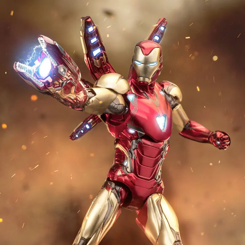 ZD 토이즈 오리지널 아이언맨 MK85 뉴 2.0 액션 피규어 토니 스타크 메카 모델 가동형 애니메이션 어벤져스 컬렉션 장난감 소년 선물