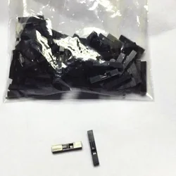 200 pcs 2.54 milímetros Pitch 1 P 1Pin Habitação Terminal de Reservatório de Plástico Dupont Jumper Fio Habitação Conector